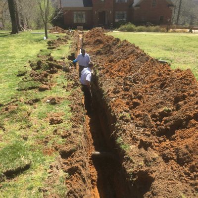Residential sewerline repair and replacement
